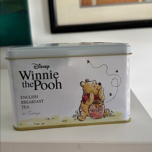 Disney Winnie the Pooh Honey Tea Tin with 40 English Breakfast Tea Bags